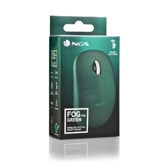 RATON NGS FOGPROGREEN INALAMBRICO SILENCIOSO VERDE