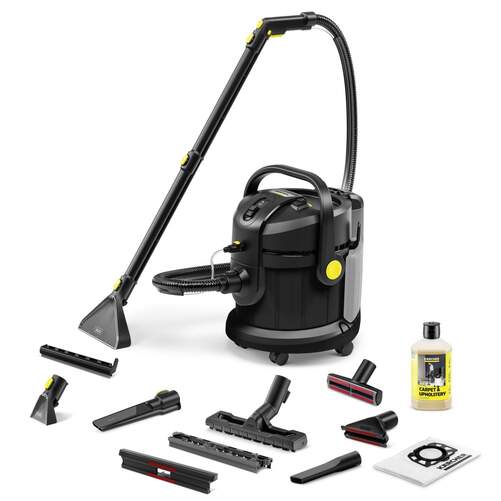Aspirador Trineo Karcher SE4 Go Further - 1000 W, 4 L, Bolsa de filtro, 3 en 1, Negro