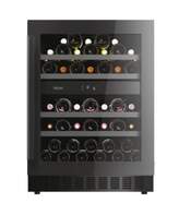 Vinoteca Haier HAKWBD60 - 44 Botellas, Integrable, Anti UV, Negro