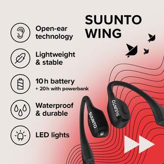 AURICULARES SUUNTO WING RED