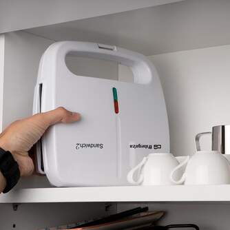 SANDWICH. ORBEGOZO SW4915 800W 21,5X12