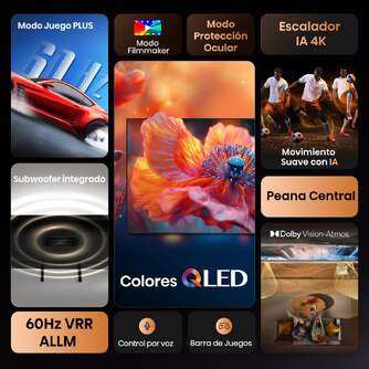 TV HISENSE 50%%%quot; 50A7Q UHD QLED SMART TV HDR10 