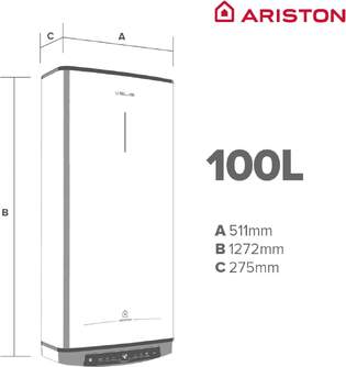 TERMO ARISTON VELIS TECH DRY WIFI 100 3100926