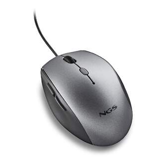 RATON ERGONOMICO NGS SILENT MAOUSE MOTHGRAY