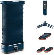 Plancha Robot Rowenta YR2020 - Arrugas y Olores, 1,2 L, Vapor Vertical, Negro, Azul