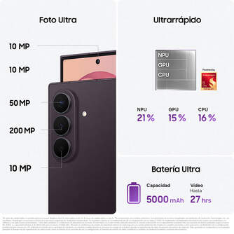 SMARTPHONE SAMSUNG Z FOLD 8 ULTRA 12/512 8%%%quot; VIOLET