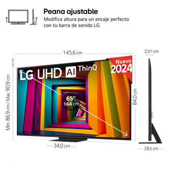 TV LG 65%%%quot; 65UT91006LA UHD ALFA5 WEBOS24 MAGIC