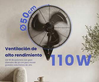 VENTILADOR MURAL ARTICA AVM110W20 110W 50 CM