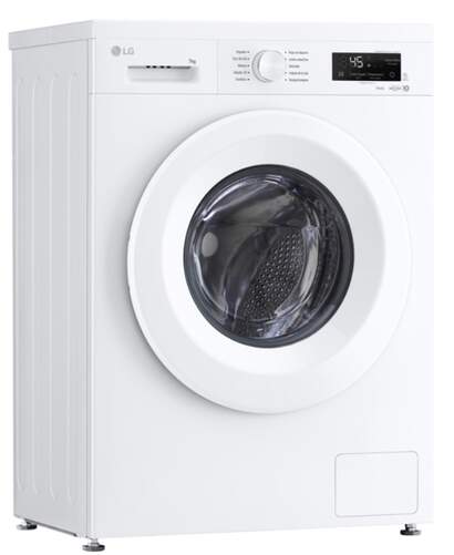 Lavadora LG F2X10S7NLH - 7 kg, 1200 rpm, Clase A, con tapa extraible, Wi-Fi con App thinQ