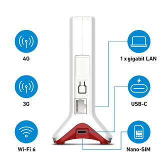 ROUTER 4G FRITZ! BOX 6825 4G INALAMBRICO 2,5GHZ
