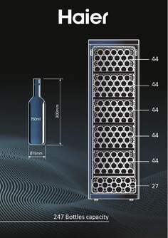 VINOTECA HAIER HWS247GEH1 247B