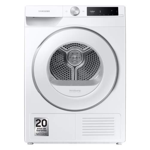 Secadora Bomba Calor Samsung DV90T6240HE - A+++, 9kg, OptimalDry IA, Vapor, WiFi, AirWash