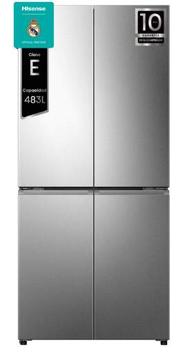 Frigorífico Americano Hisense RQ5P470SEIE - Clase E, 483 L, 179x80x70 cm, No Frost, Inox