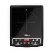 Hornillo de inducción Tesla IC200B - 1500 W, 18 cm, 8 niveles, placa cerámica, negro