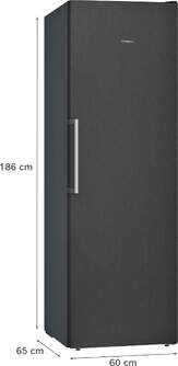 CONG.VER SIEMENS GS36NVXEV 186x60 242L NEGRO