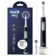 Cepillo Eléctrico Oral B Pro Series 1 - Incluye 1 recambio, temporizador 2 min, Negro y blanco