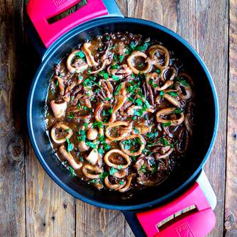 CACEROLA BRA PREMIERE ROJO BAJA 36CM