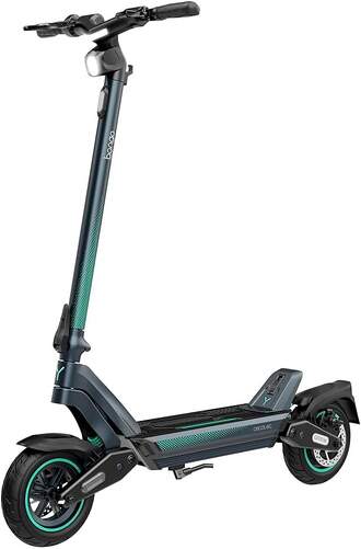 Patinete eléctrico Cecotec Bongo Y65 - 500 W, ruedas de 10", 55 km autonomía, gris, turquesa