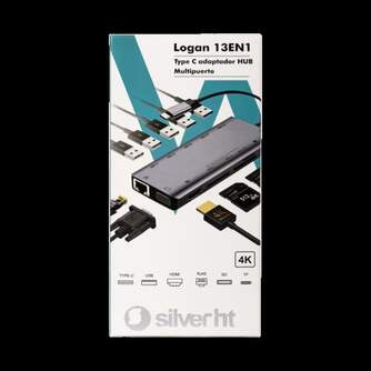 HUB SILVER HT TIPO C LOGAN 13 EN 1