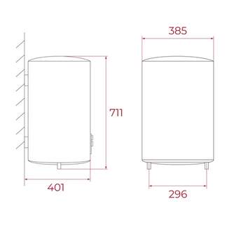 TERMO TEKA AQUA50 EWH 50 46L 111710006 VERT/HORIZ.