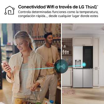 FRI. LG GMG861MBAE 179x83 INSTAVIEW 4P DISP INOX