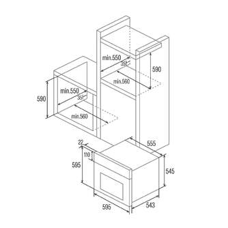 HORNO CATA MDS8007BK 07034508 MF GT 80L NEGRO