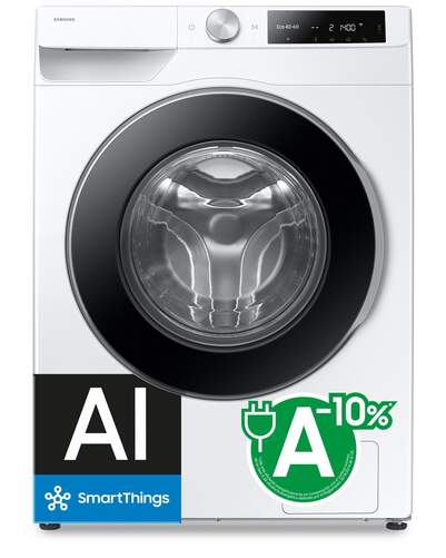 Lavadora Samsung WW90DG6U85LEU3 - 9 kg, 1400 rpm, Clase A, Autodosidicaci&oacute;n, Drum Clean+