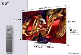 TV TCL 65%%%quot; 65C8L UHD SQDMINILED GOOGLETV 144HZ B%%%amp;O