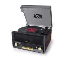 Giradiscos est&eacute;reo Muse MT-112W negro - Bluetooth, FM, USB, lector de CD, autostop