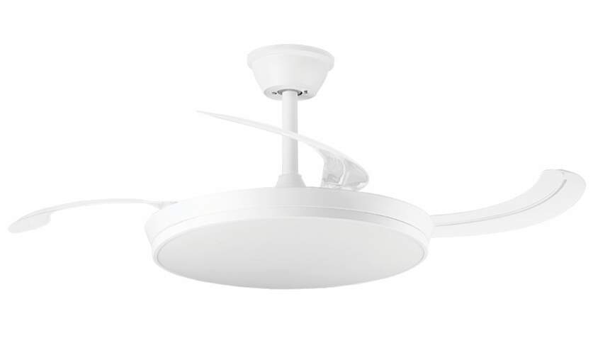Ventilador Techo Orbegozo CP158105 - 30W,DC, Aspas Retr&aacute;ctiles 105 cm, Temporizador, Mando, Blanco