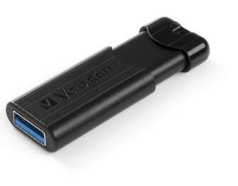 MEMORIA USB 3.0 VERBATIM PINSTRIPE 32 GB NEGRO