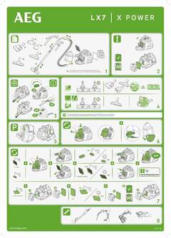 ASPI. TRINEO AEG LX72CRA S/B 750W 72dB FILTRO ALEG