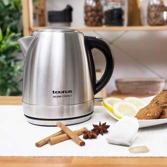 HERVIDOR TAURUS SELENE COMPACT 1L 2200W INOX
