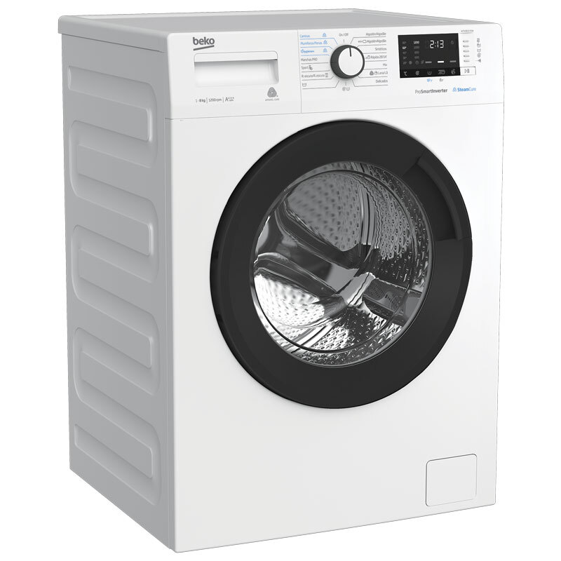 Lavadora Beko Prosmart wta8612xsw 8 kg 1200 rpm motor inverter clase blanco 85 60 cm 8612 xsw 8kg 1200rpm 10 1.200 12