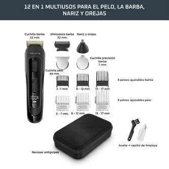 CORTAPELO ROWENTA TN9999MAN 12EN1 ESTUCHE 120MIN