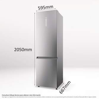 FRICOM. HAIER HDPW7620AANPK 205x60 NF INOX