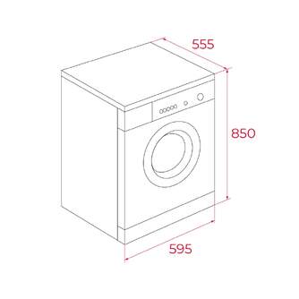 LVD. TEKA WMK40940W 9K 1400R STEAM