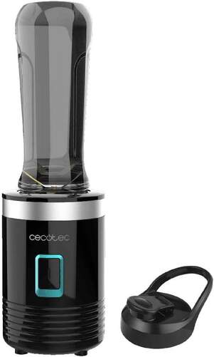 Batidora Vaso Cecotec Power Titanium 4395 - 350 W, Portátil, 0,6 L, Negro