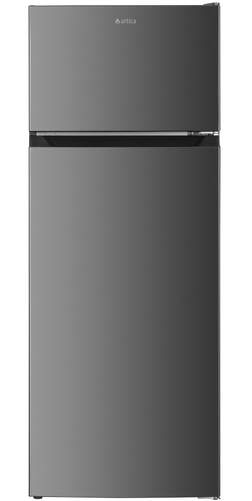 Frigor&iacute;fico 2 Puertas Artica CICLOUP143EI2 - 143 x 55 cm, 206L, C&iacute;clico, Clase E, Inox