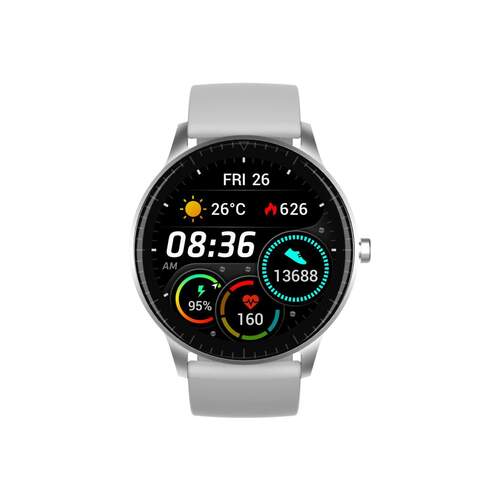 SmartWatch Denver SW-173 Gris - 1.28" Táctil, HR Sensor, Oxígeno y presión, Notificaciones, IP67,