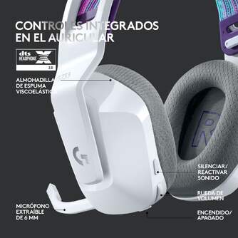 AURICULAR LOGITECH G733 BLANCO INALAMBRICO