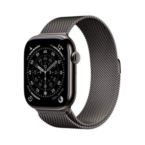 Apple Watch Series 11 Pizarra - 1,81" OLED, GPS + Cellular, 24h autonomía, correa titanio talla S/M