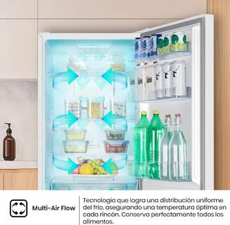 FRICOM. HISENSE RB390N4BWC 186x60x59 NF BCO DSP