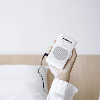 RADIO PORTATIL SANGEAN SR-35 BLANCO FM/AM