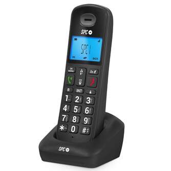 TELEFONO DECT SPC 7620N GOSSIP NEGRO MANOS LIBRES