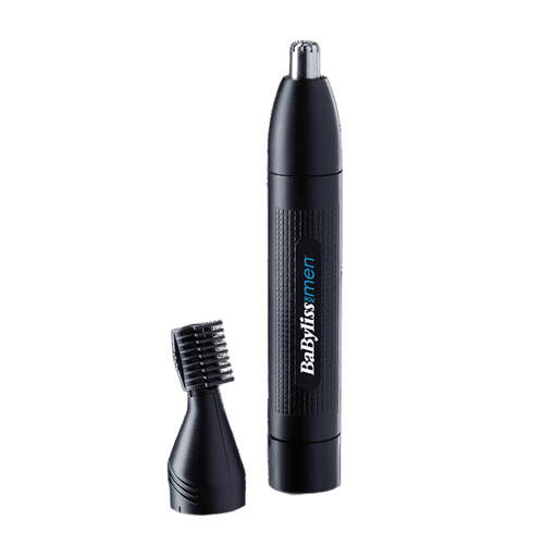 Cortapelo Babyliss E652E - Nariz y O&iacute;dos, lavable, pilas incu&iacute;das, tapa protectora, negro