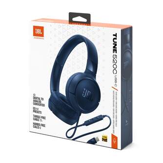 AURICULAR JBL TUNE 520 C CABLE BLUE