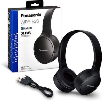 AURICULARES PANASONIC RB-HF420BE-K NEGRO