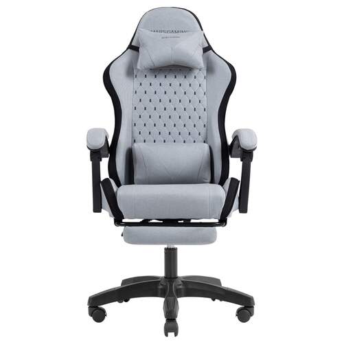 Silla Mars Gaming MGC-X Negra y platino - Transpirable, reclinable, altura regulable, reposapi&eacute;s