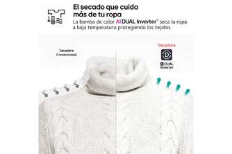 SECADORA LG RHX5009TLB 9K WIFI BCO